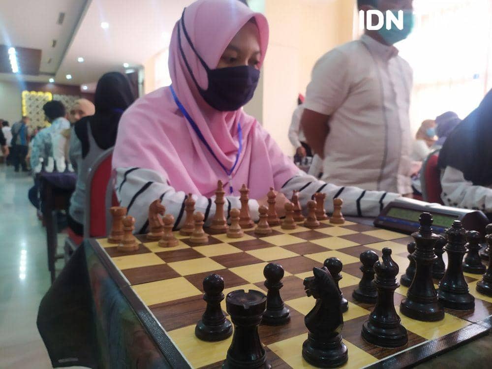 Turnamen catur kapolda cup II di Palembang (IDN Times/Feny Maulia Agustin)