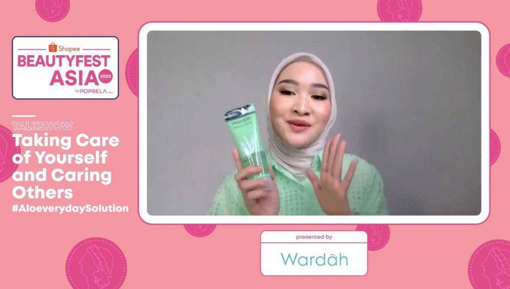 Talkshow BeautyFest Asia 2020 by Popbela.com X Shopee "Taking Care of Yourself and Caring Others #AloeverydaySolution"