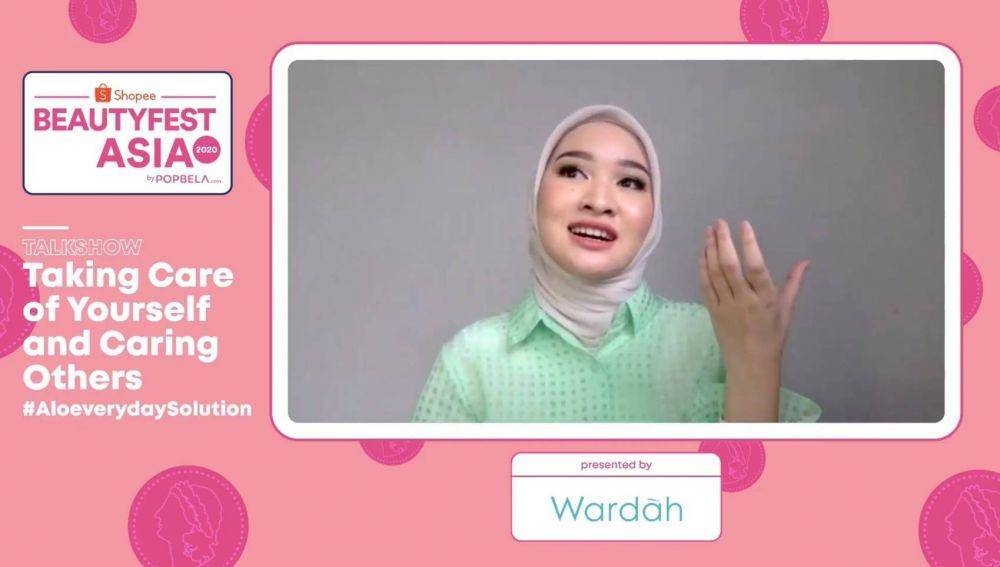 Talkshow BeautyFest Asia 2020 by Popbela.com X Shopee "Taking Care of Yourself and Caring Others #AloeverydaySolution"