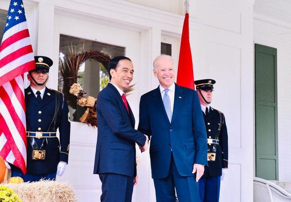 Luhut Ikut Jokowi Makan Malam Bareng Joe Biden di Gedung Putih