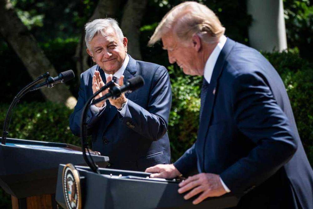 Lopez Obrador, Presiden Meksiko dan Donald Trump. (twitter.com/Maga)