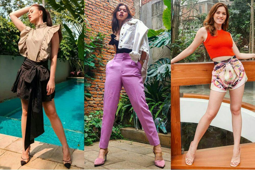 9 OOTD Feminin nan Stylish ala Kalista Iskandar, Semua Warna Dicoba!