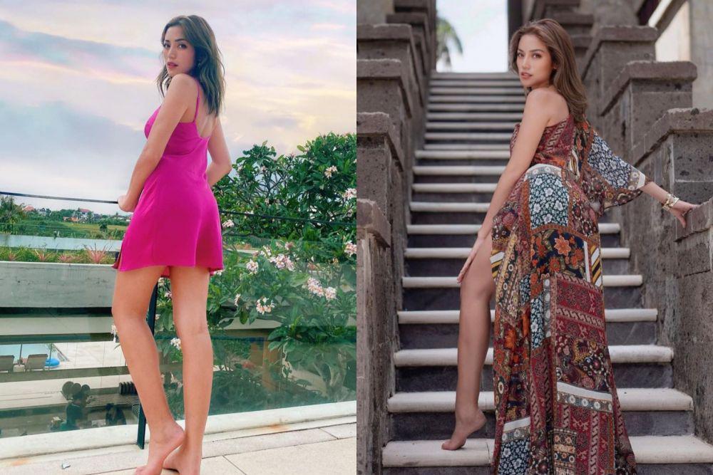 Body Goals Abis! 9 Pesona Jessica Iskandar dengan Kaki Jenjangnya