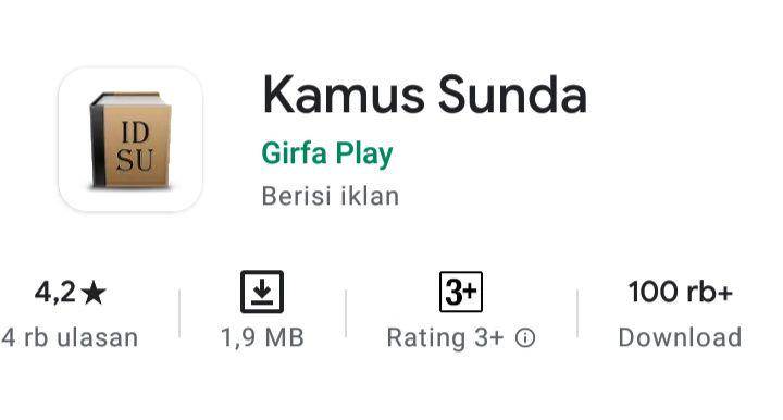 play.google.com/Kamus Sunda
