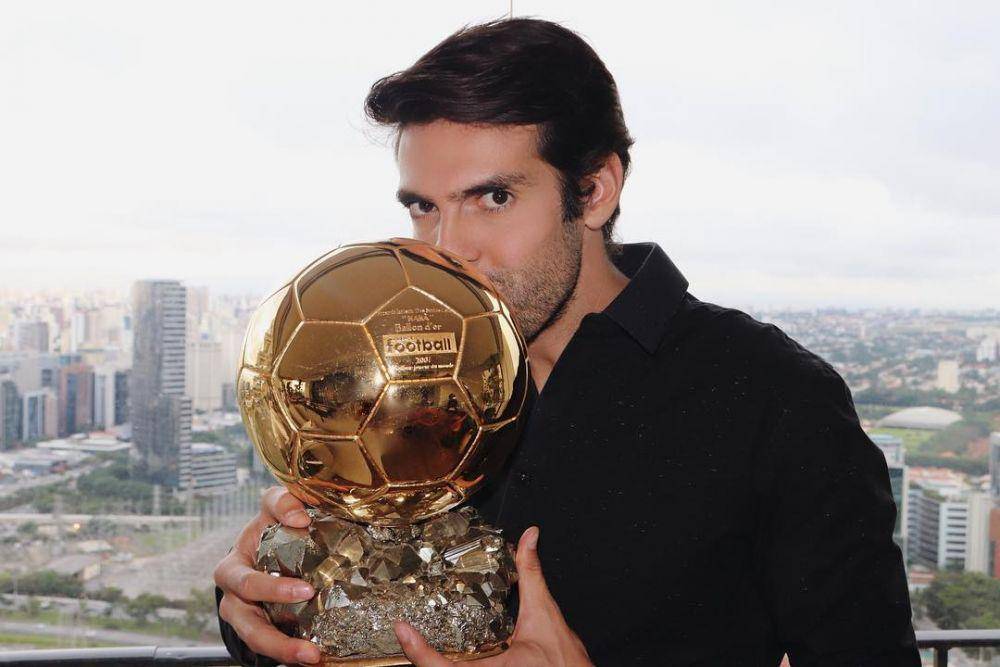potret Kaka saat meraih trofi Ballon d'Or (instagram.com/kaka)