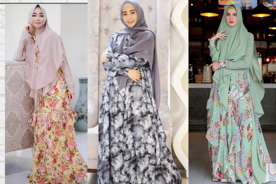 10 Inspirasi Busana Muslim Rancangan Indra Bruggman, Ada Gamis!