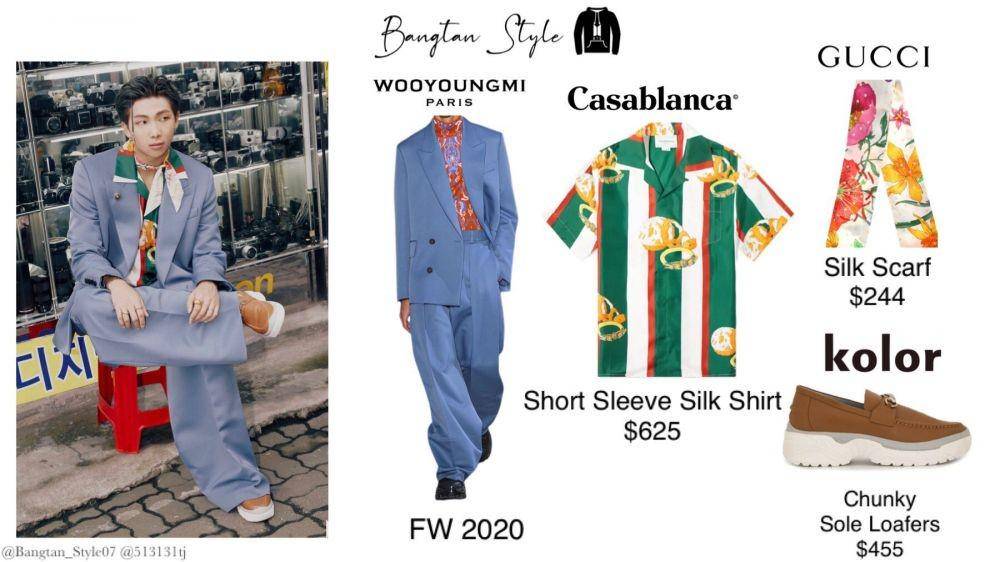 Harga outfit Season's Greeting BTS 2021 (twitter.com/Bangtan_Style07)