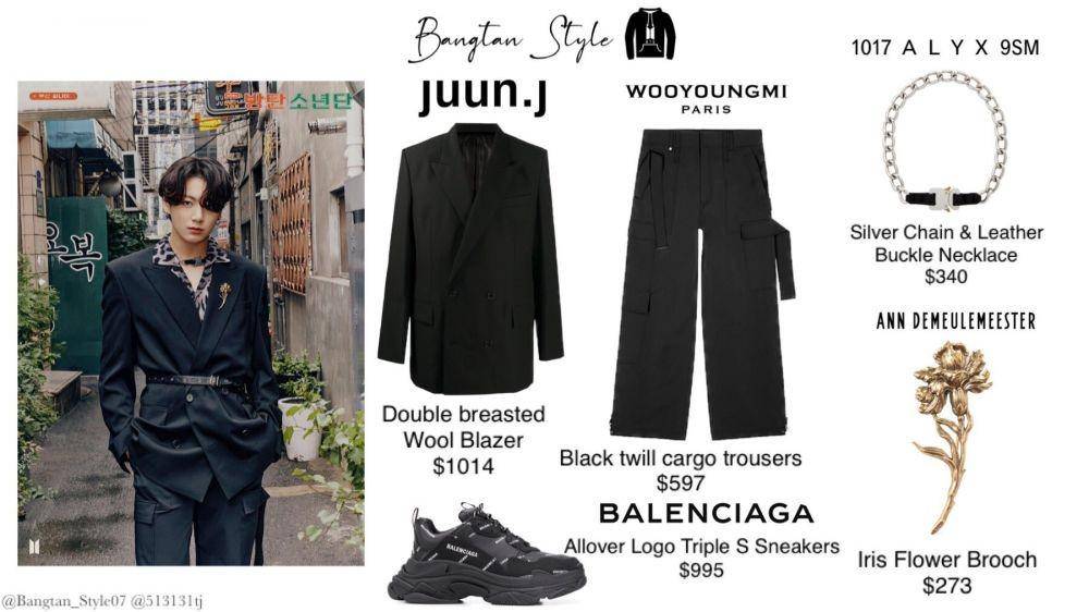 Harga outfit Season's Greeting BTS 2021 (twitter.com/Bangtan_Style07)