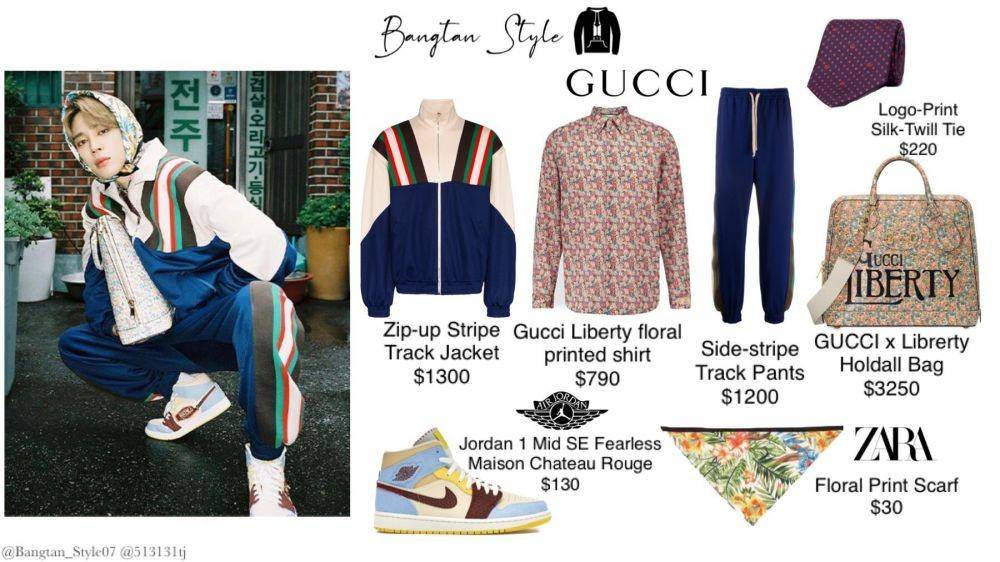 Harga outfit Season's Greeting BTS 2021 (twitter.com/Bangtan_Style07)