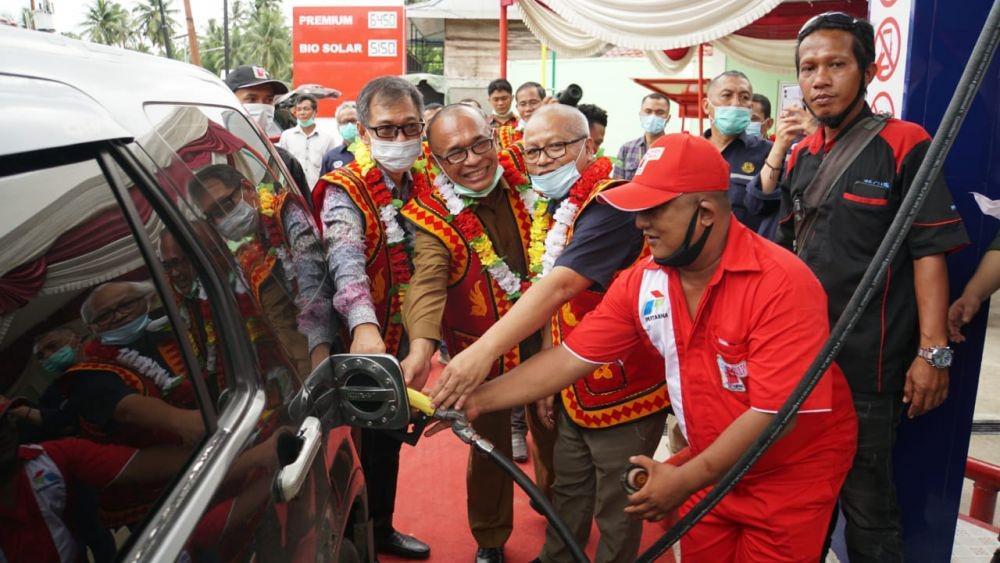 Jelang HUT Ke-63, Pertamina Resmikan 3 BBM Satu Harga di Hari Pahlawan