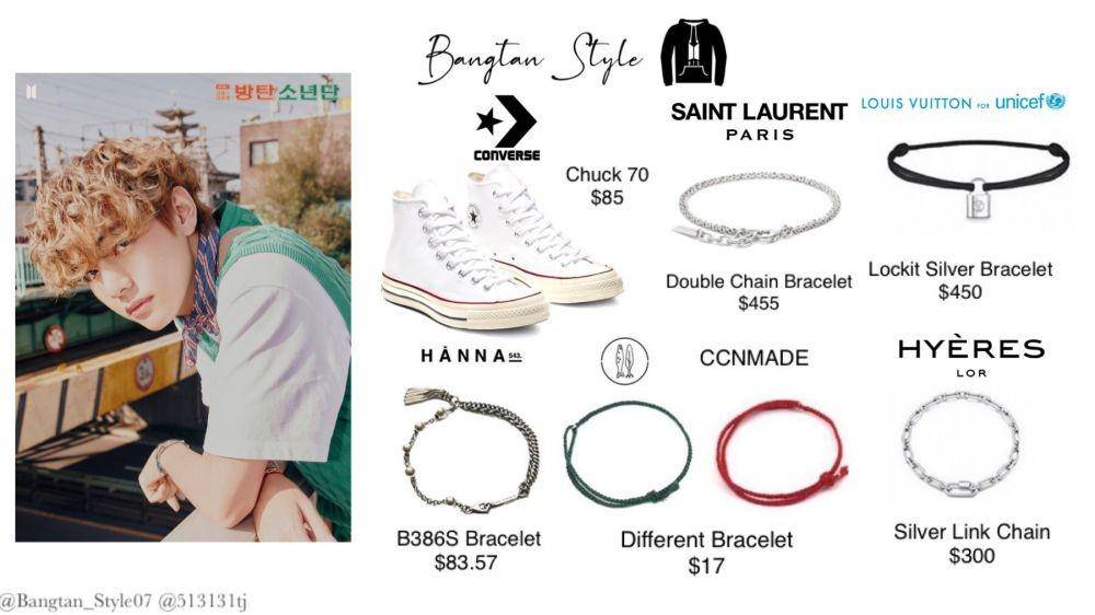 Harga outfit Season's Greeting BTS 2021 (twitter.com/Bangtan_Style07)