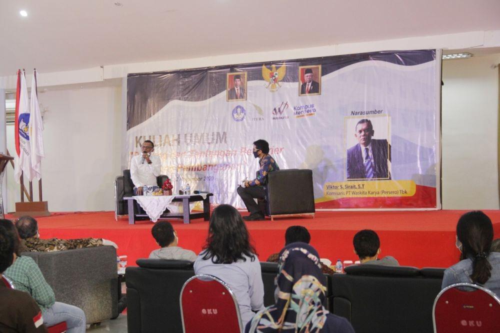 Komisaris Waskita Karya Beri Kiat Mahasiswa Itera Sukses Meniti Karier