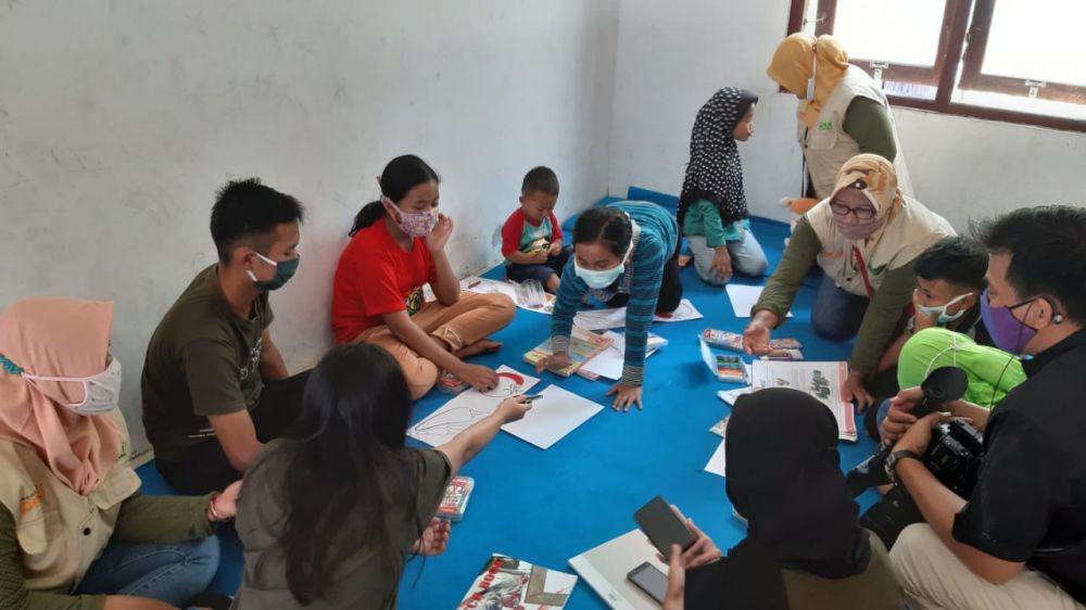 Relawan Pendamping Belajar di Barak Merapi Wajib Tes COVID-19