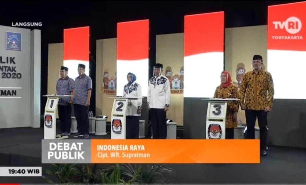 Debat Publik Pilkada Sleman, Paslon Adu Visi Optimalkan Pembangunan