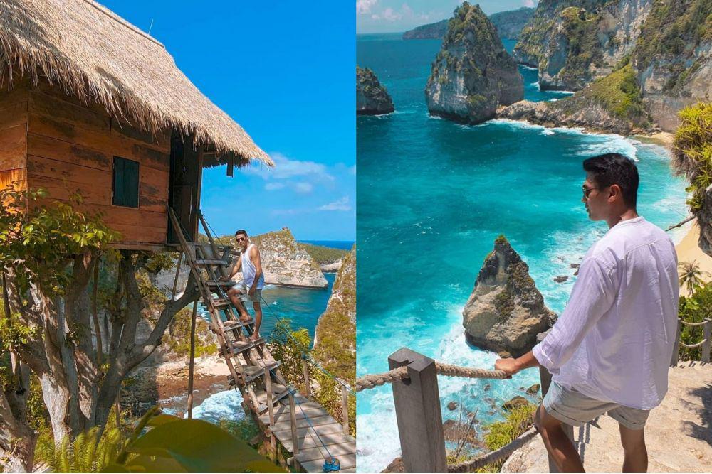 Menyatu dengan Alam, 10 Potret Seru Hessel Steven Saat Liburan ke Bali
