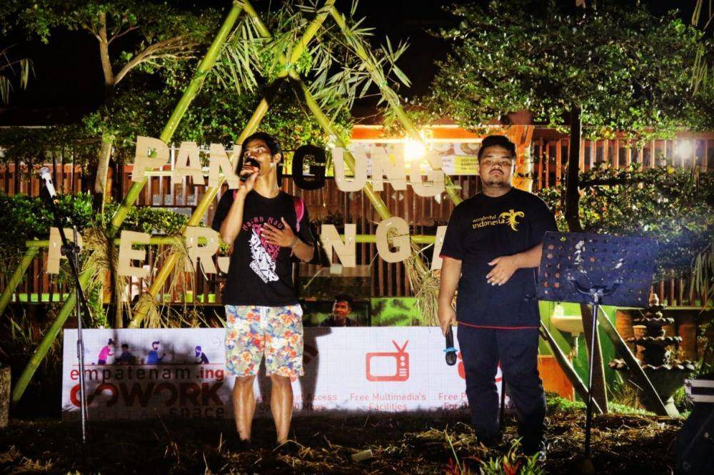 Ruang Kreatif 46 Sidikalang menggelar Panggung Perjuangan di 46 Co-Working Space Sidikalang, Dairi (Dok. IDN Times)