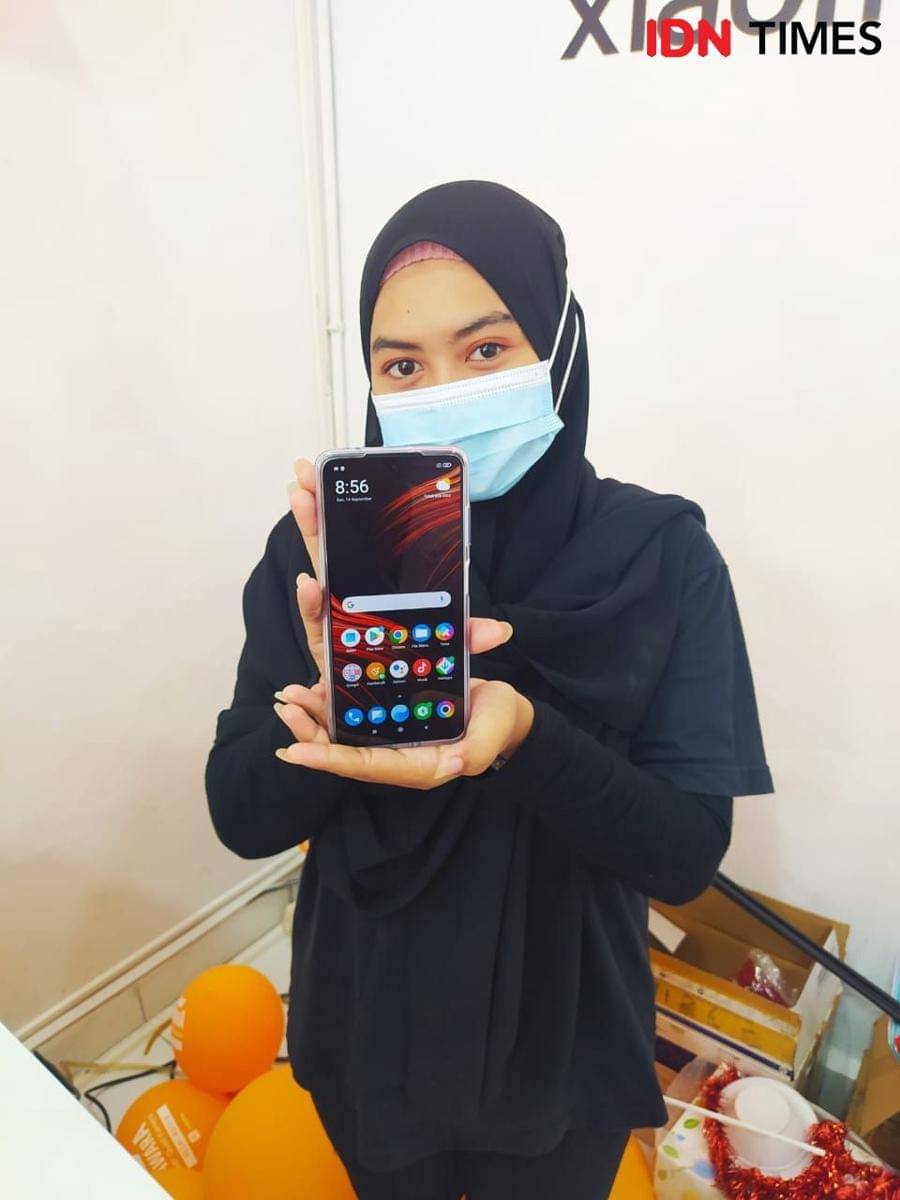 Mi Shop Diponegoro menggulirkan beragam promo menarik menyemarakkan grand opening, Minggu (15/11/2020). (IDN Times/Martin L Tobing).