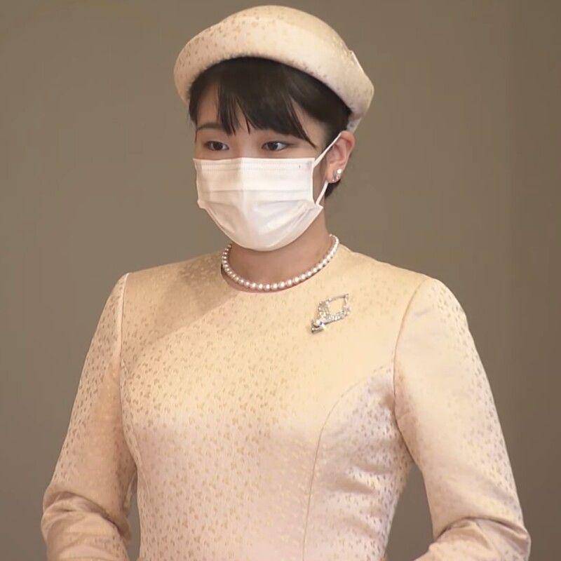 Putri Mako ketika menghadiri upacara "Rikkoshi-no-Rei" pada 8 November 2020. Twitter.com/ImperialJPNfan