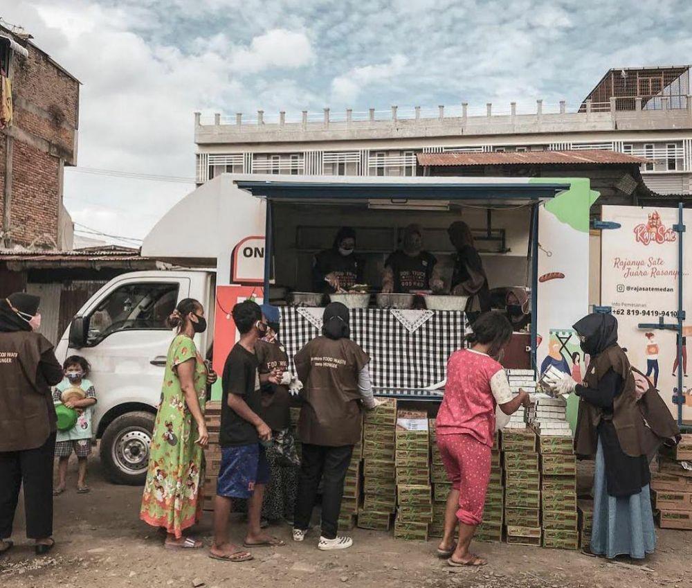 Komunitas Food Truck Sedekah, Aktif Berbagi Makanan di Kota Medan