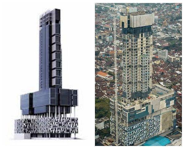 Penampakan Grand Mercure, Calon Gedung Pencakar Langit di Lampung