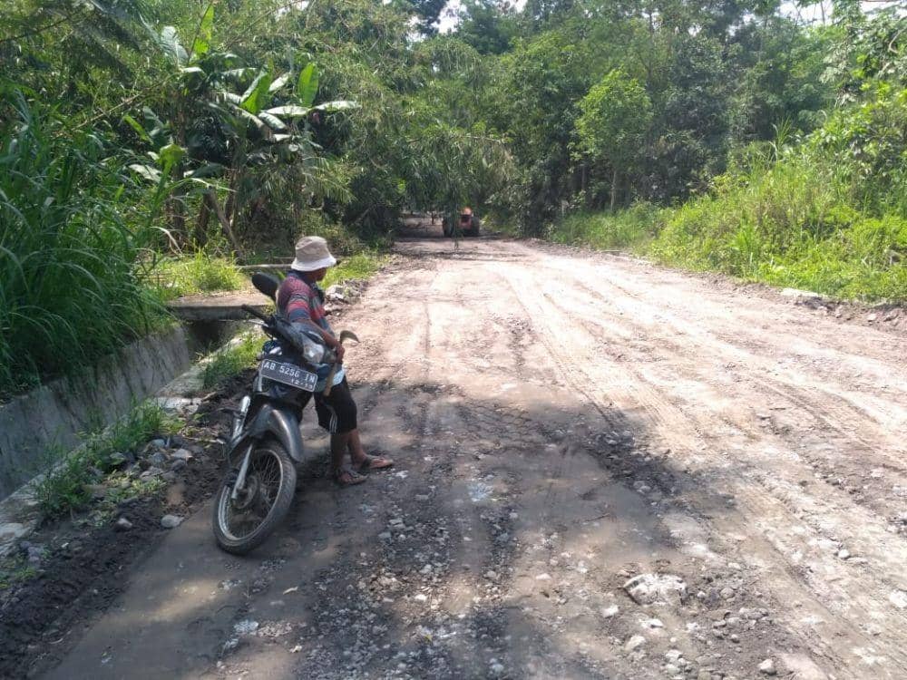 Perbaikan jalur evakuasi. Dok: istimewa