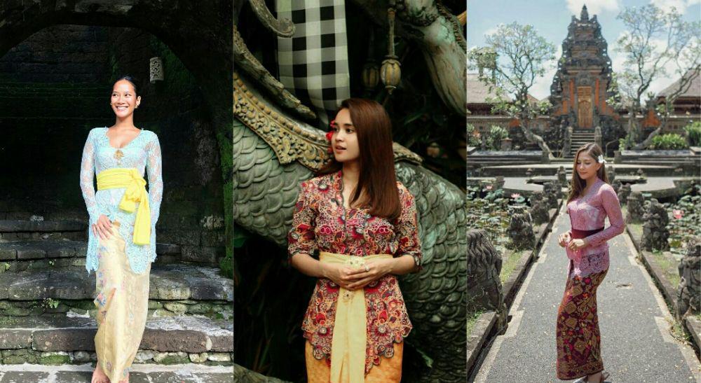 10 Artis Ini Tampil Memukau dengan Memakai Kebaya Bali