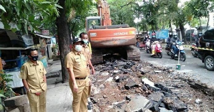 Ada Perbaikan Jalan KS Tubun Kota Tangerang, Ini Rute Pengalihannya