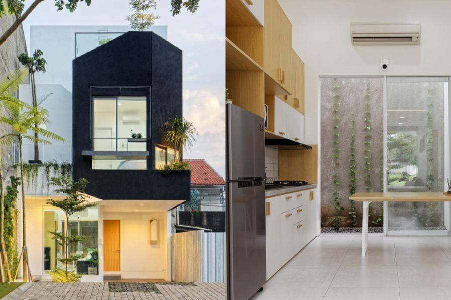 Inspirasi Rumah Compact di Atas Lahan Seluas 60m, Masih Punya Rooftop!
