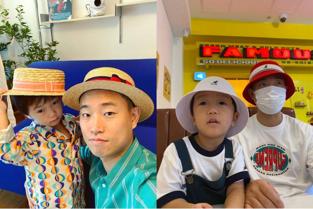 13 Potret Kompak Kang Gary dan Kang Hao, Sama-Sama Suka Pakai Topi!