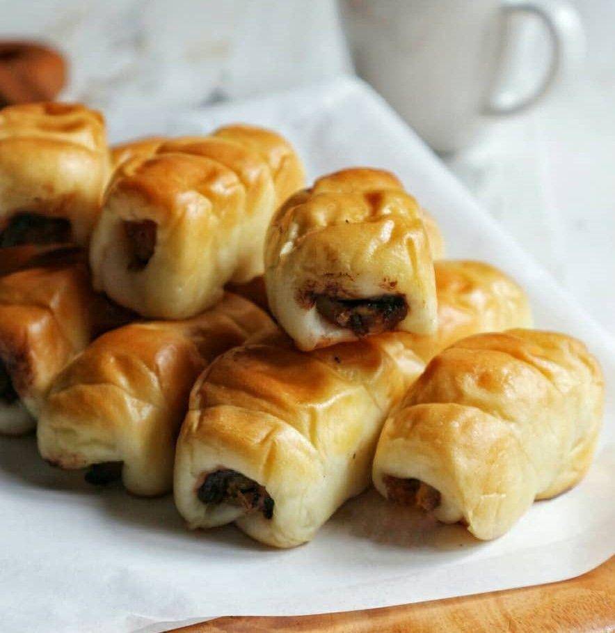 Roti pisang cokelat. instagram.com/liteofnight