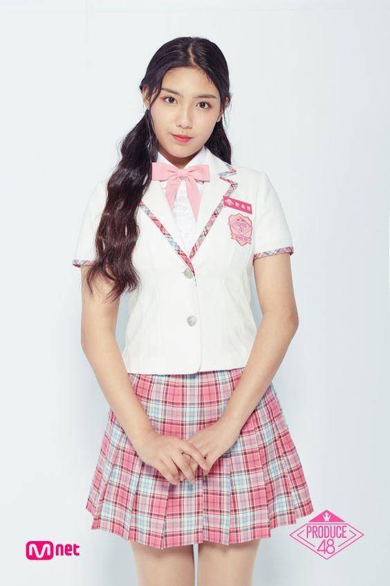 Han Chowon Produce 48 (Dok. Produce 48 via pinterest)