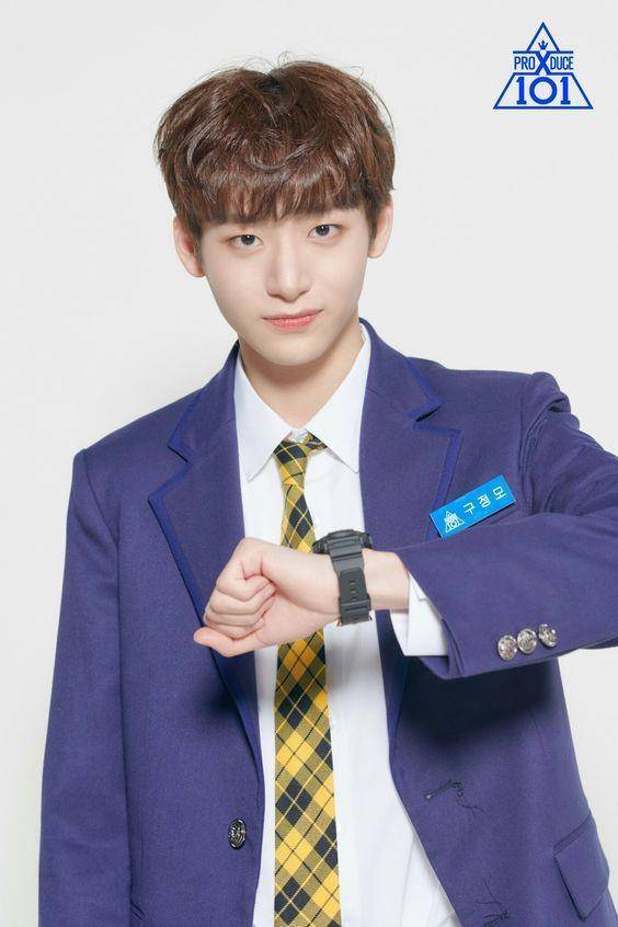 Koo Jungmo Produce X 101 (Dok. Produce X 101 via pinterest)