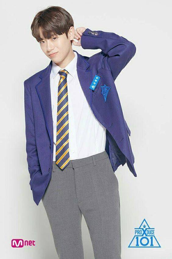Keum DOnghyun Produce X 101 (Dok. Produce X 101 via pinterest)