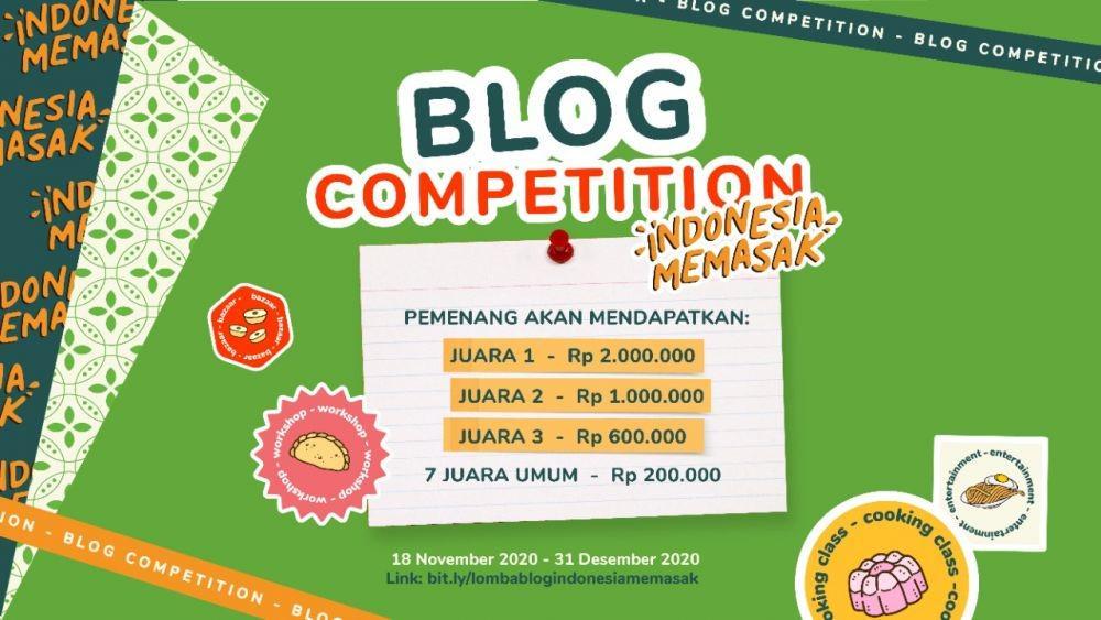 Blog Competition Indonesia Memasak by Yummy, Berhadiah Jutaan Rupiah!