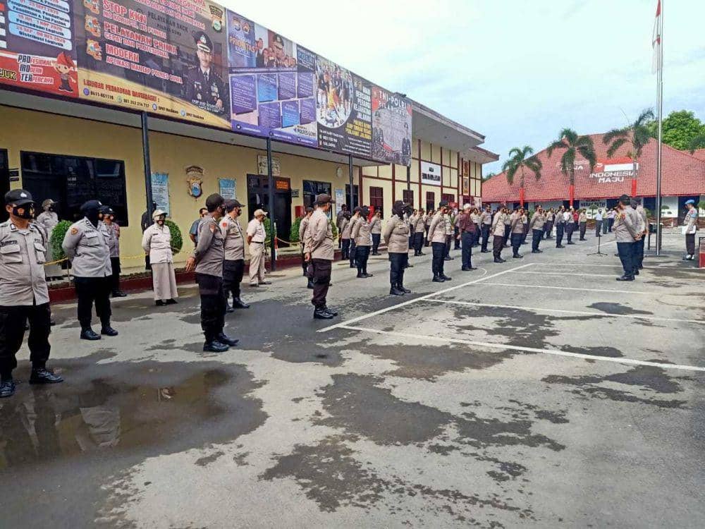 Ilustrasi personel Polres Gowa. (Dok. Polres Gowa)