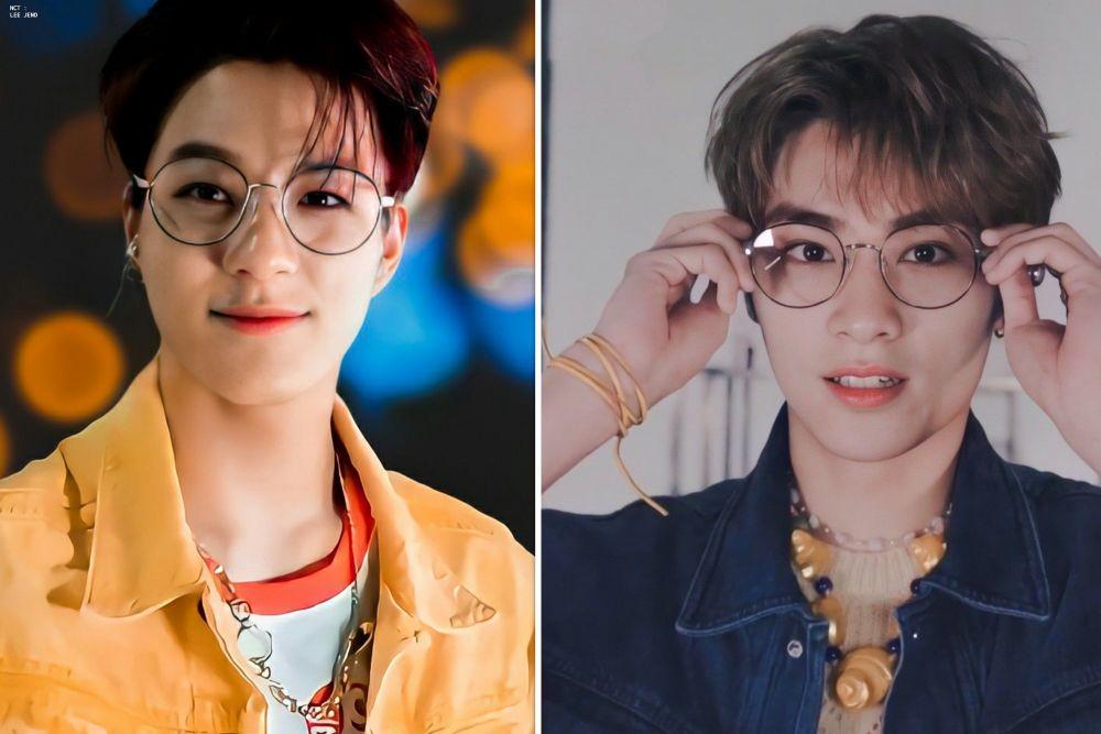 Gak Bisa Milih, 10 Adu Pesona Jeno Vs Xiaojun NCT Pakai Kacamata