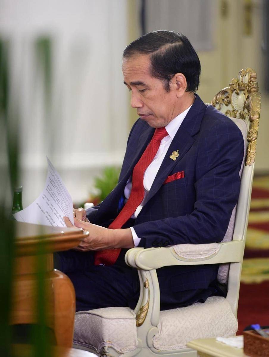 Presiden Jokowi hadiri KTT APEC 2020 pada Jumat (20/11/2020) (Dok. Biro Pers Kepresidenan)