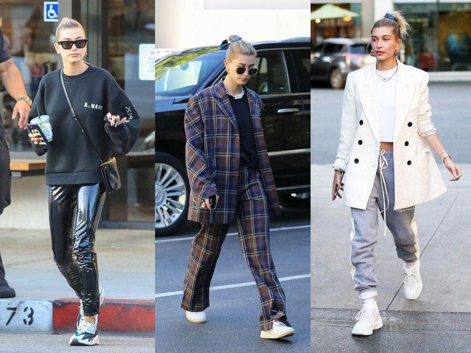10 Ide Outfit ala Hailey Baldwin Bieber, Cocok untuk Si Tomboy!