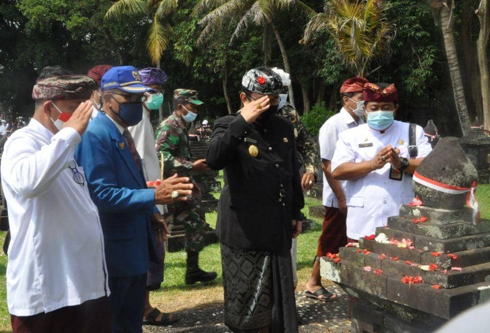 Digelar Sederhana, Peringatan Puputan Margarana di Bali Tetap Bertaksu