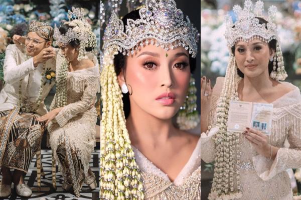Gaya Kebaya dan Makeup Pernikahan Anak Hetty Koes Endang, Adat Sunda!