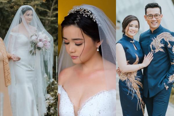 9 Detail Busana dan Makeup Pernikahan Olivia Allan, Menawan bak Puteri