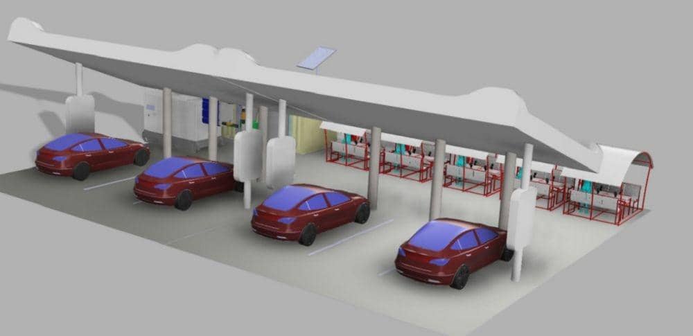 Smart charging station rancangan mahasiswa ITS. Dok. Humas ITS