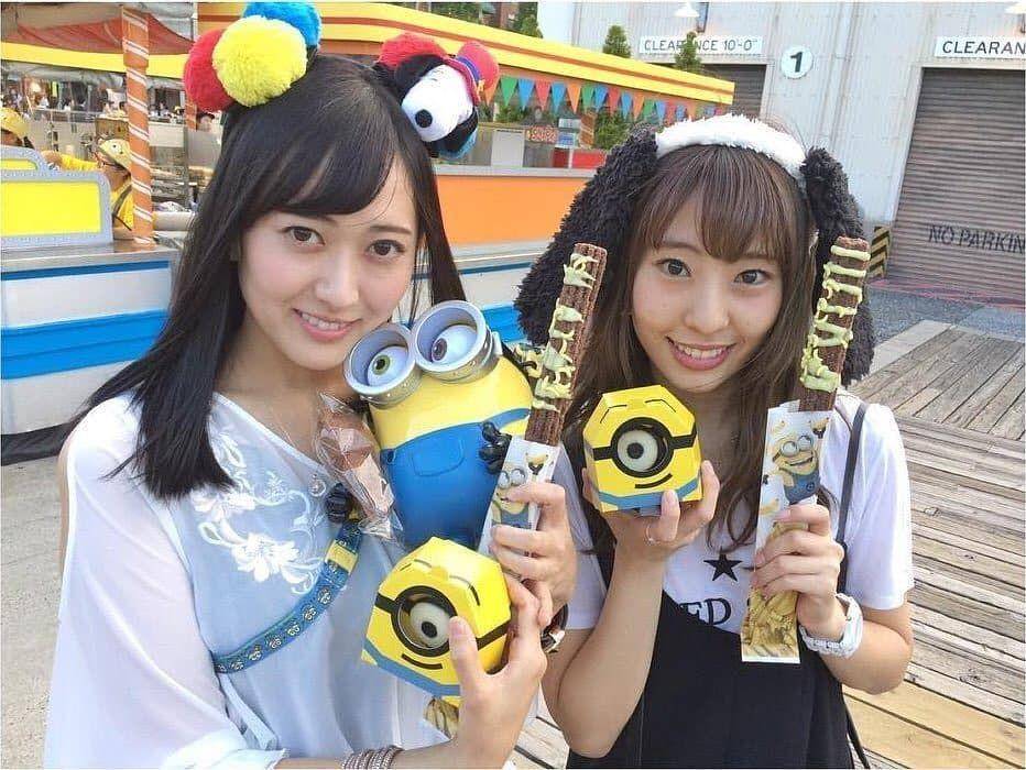 Eri Takamatsu (kiri) bersama Reina Fujie NMB48 pada 2017 | Instagram.com/01nyan0201