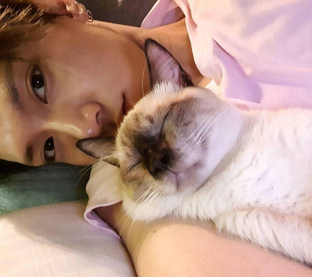 Ten NCT dan kucing peliharaan (instagram.com/tenlee1001)
