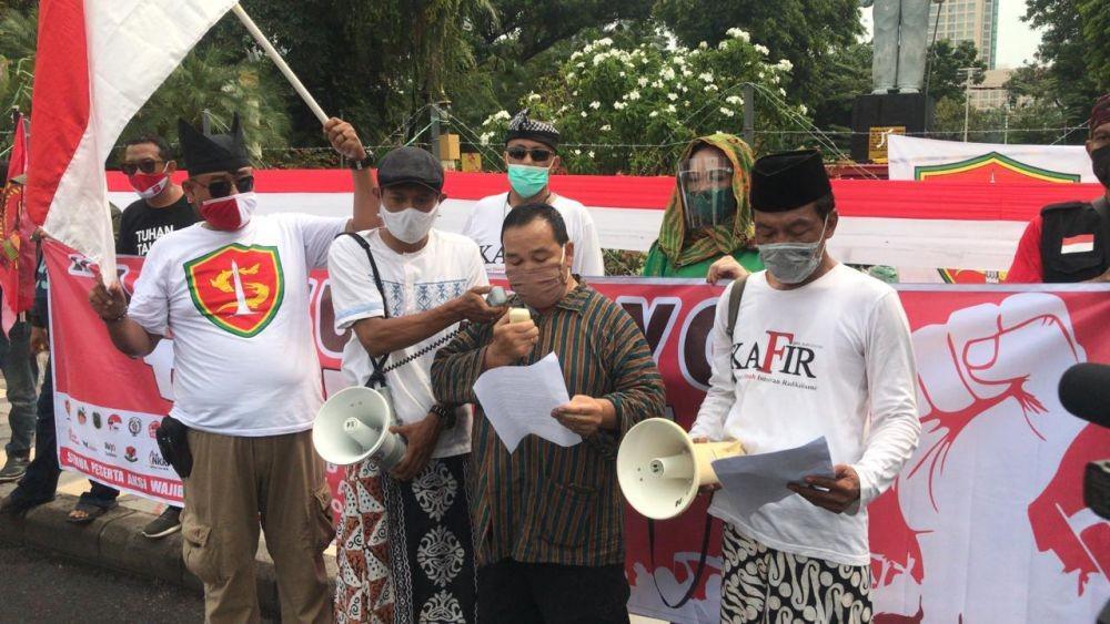 Aksi Tolak Rizieq Shihab ke Jatim, Massa Ancam Adang Sejak di Bandara