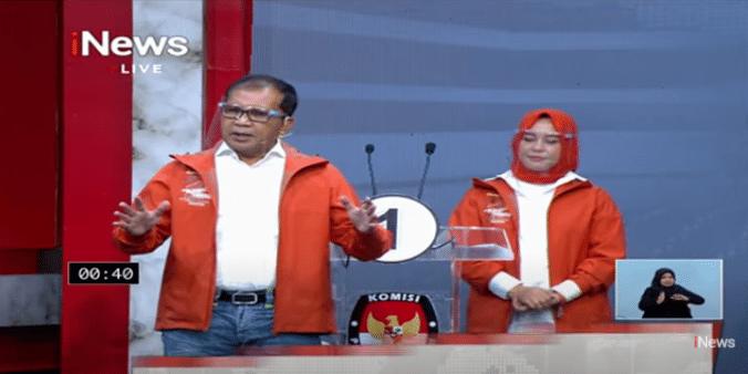 Tangkapan layar video siaran debat Pilkada Makassar. Dok. IDN Times/iNews TV