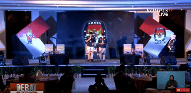Tangkapan layar dari video debat Pilkada Barru, Selasa (24/11/2020). Dok. IDN Times/Kompas TV