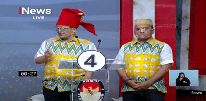 Tangkapan layar dari video debat Pilkada Makassar, Selasa (24/11/2020). Dok IDN Times/iNews