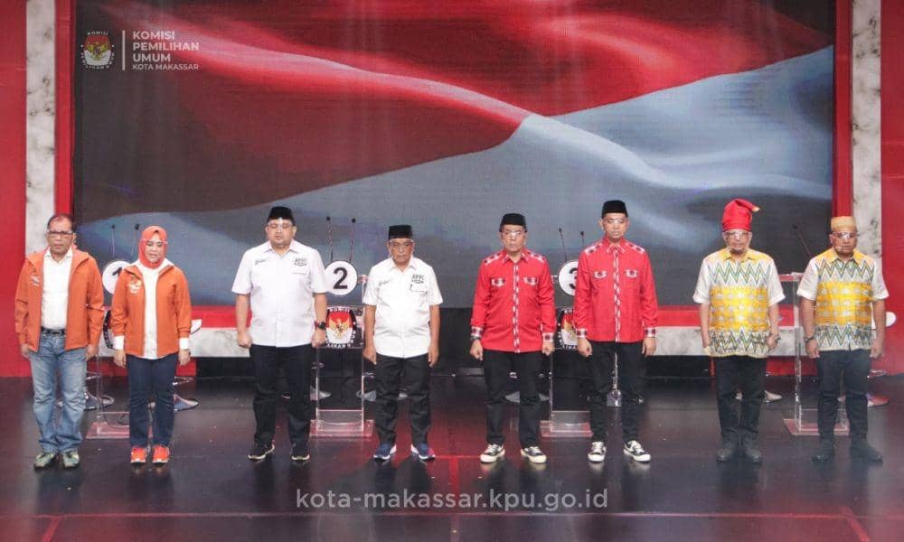 Debat Pilkada Makassar, 4 Paslon Bicara Reklamasi dan Wilayah Pesisir