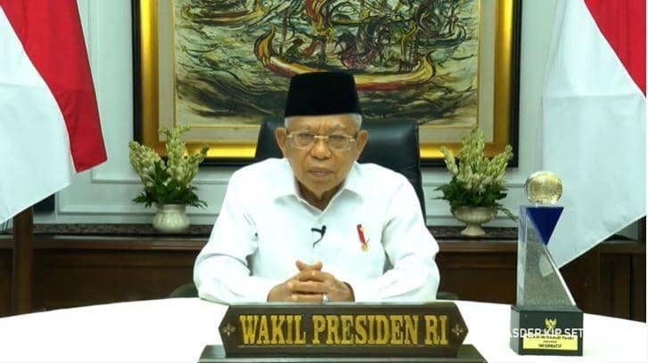 Wakil Presiden RI Ma'ruf Amin. (Youtube.com)